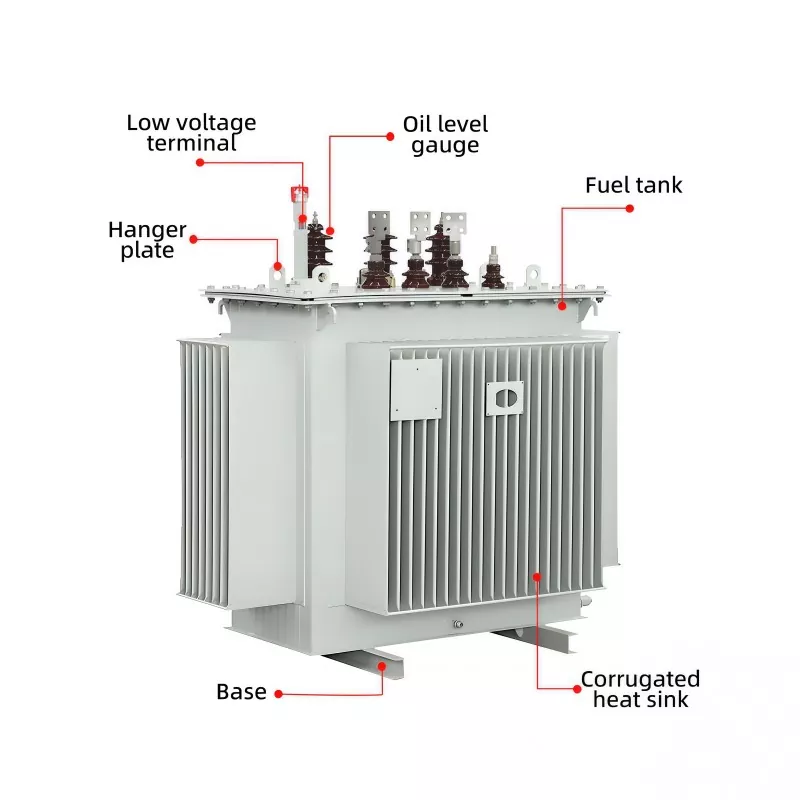 11KV Giriş 0.4KV Çıxış Üç fazalı Yağlı Transformator